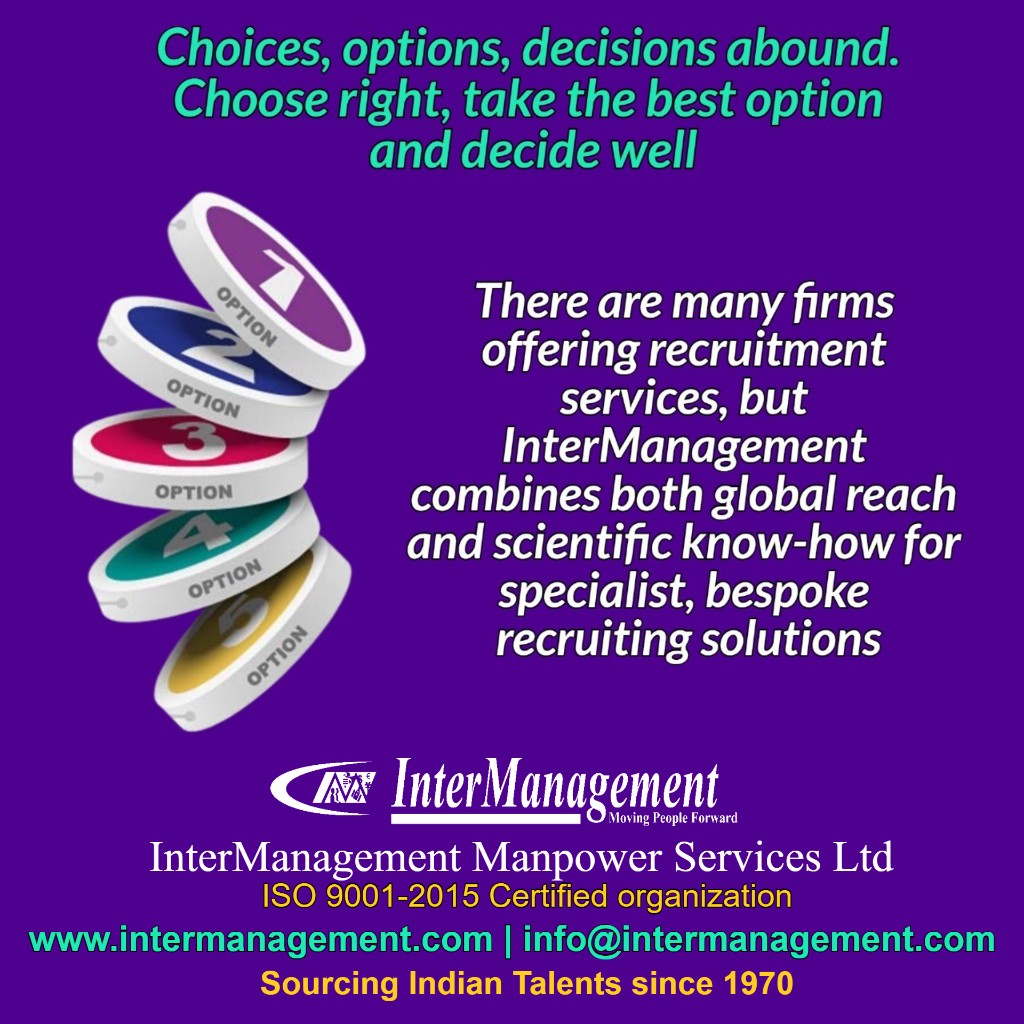 Choose a recruitment partner with global reach and specialist know-how