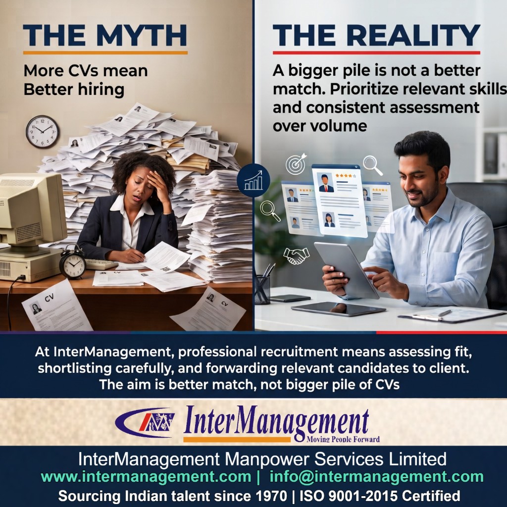 The myth that more CVs mean better hiring, and the reality of assessing fit